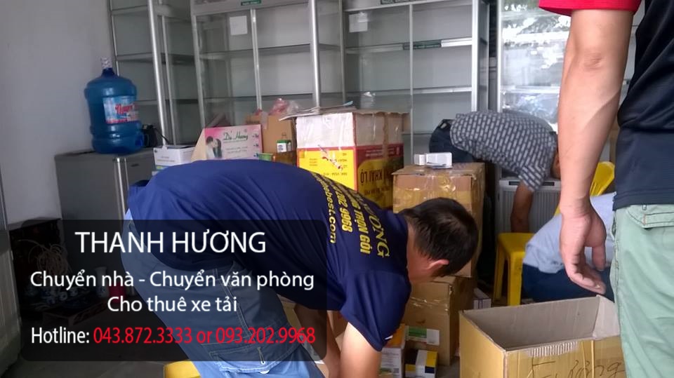 Công ty Thanh Hương chuyển văn phòng trọn gói tại phố Hoàng Ngân