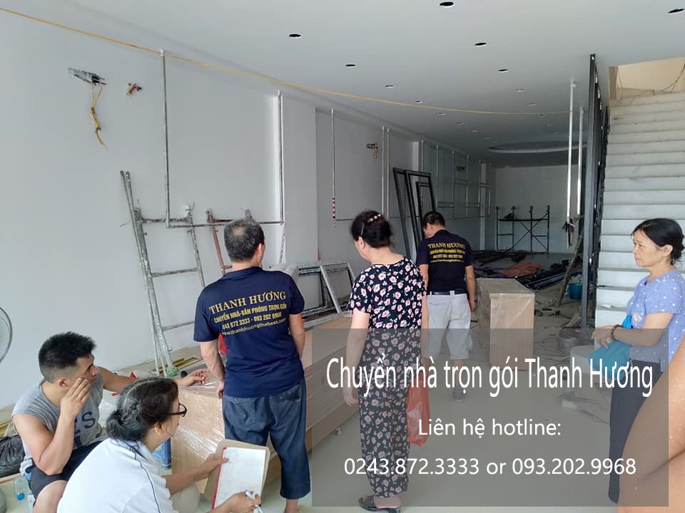 Dịch vụ chuyển văn phòng Hà Nội tại phố Quảng An