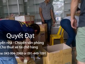 Dịch vụ chuyển văn phòng tại tại phố Pháo Đài Láng